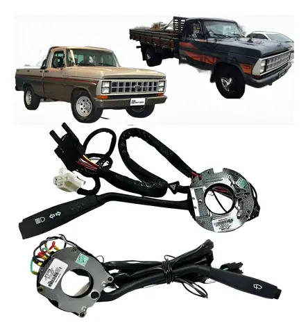Juego de llaves de giro y limpiaparabrisas con lavaparabrisas Ford F1000 / F4000 1987–1992