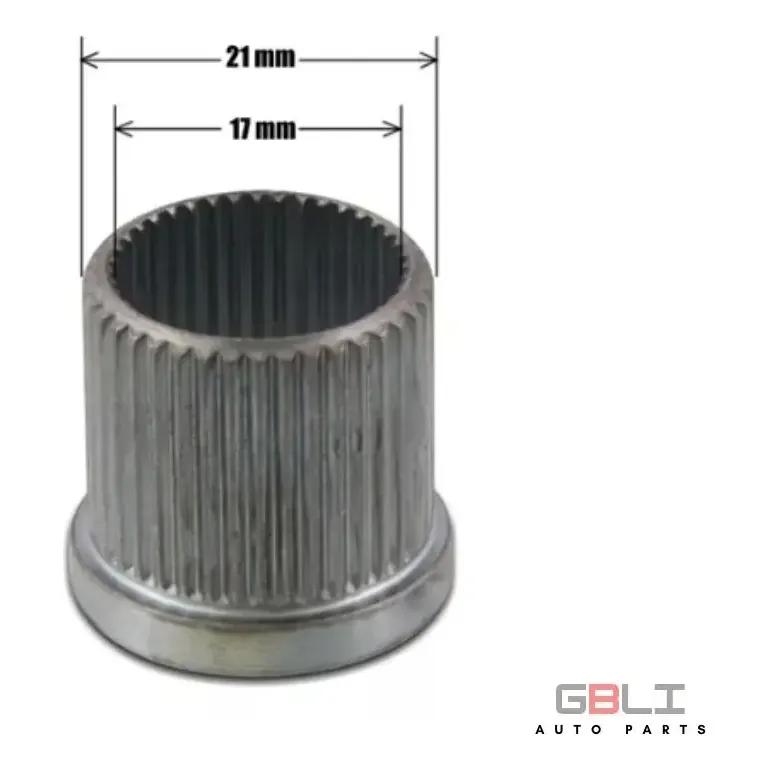 Adaptador de volante tipo copa, buje de 21 mm / 17 mm, estría fina.
