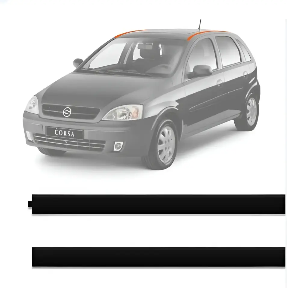 Par de Frisos de Techo para Chevrolet Corsa Hatch 2002-2012
