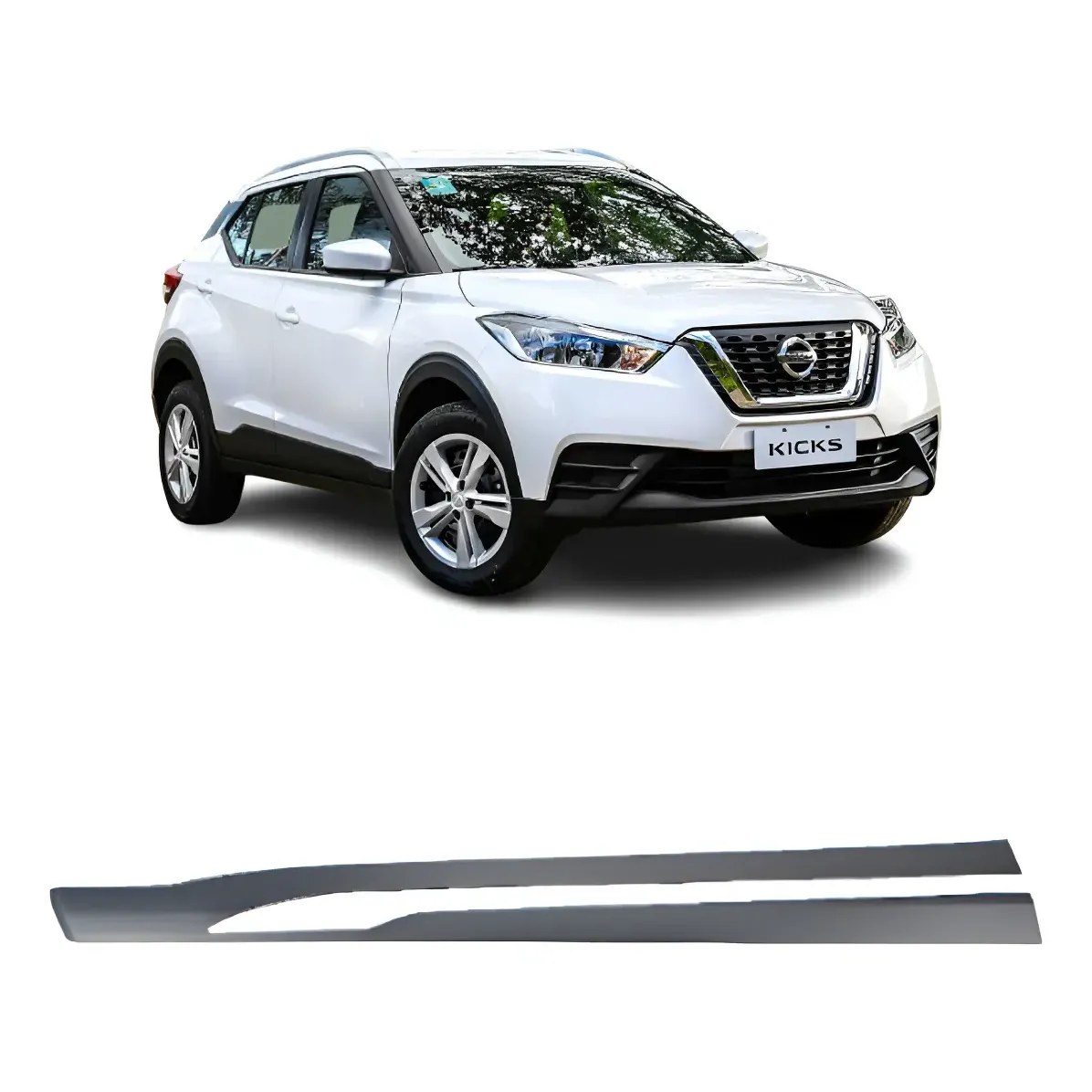 Moldura de puerta delantera lado izquierdo Nissan Kicks