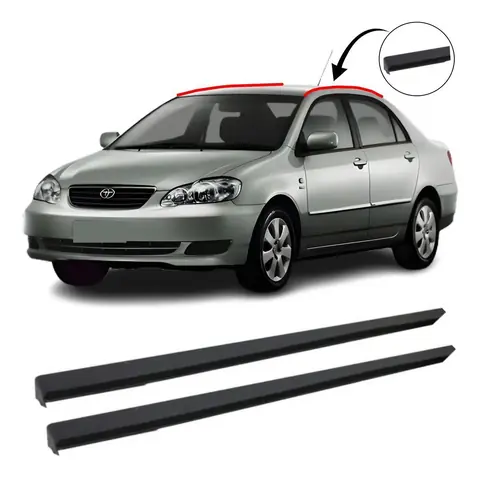 Kit de molduras de techo (tipo repuesto) para Toyota Corolla 2002-2010