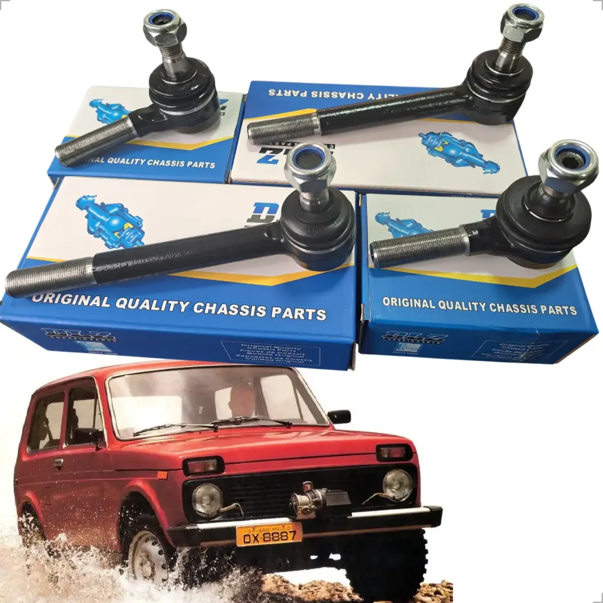 Kit de 4 terminales de dirección (interno + externo) para Lada Niva 1.6 8v