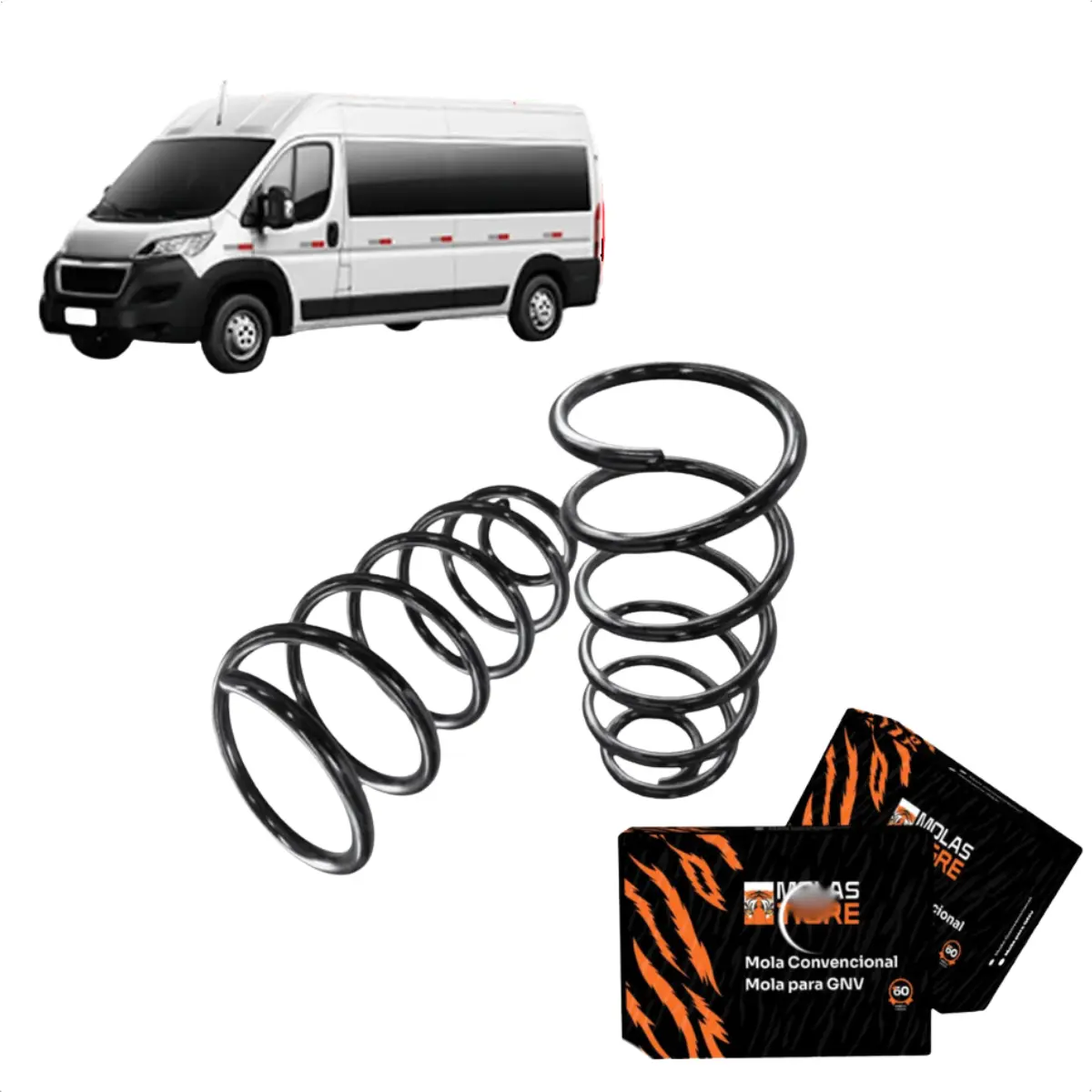 Par de muelles delanteros para Peugeot Boxer (1999-2023)