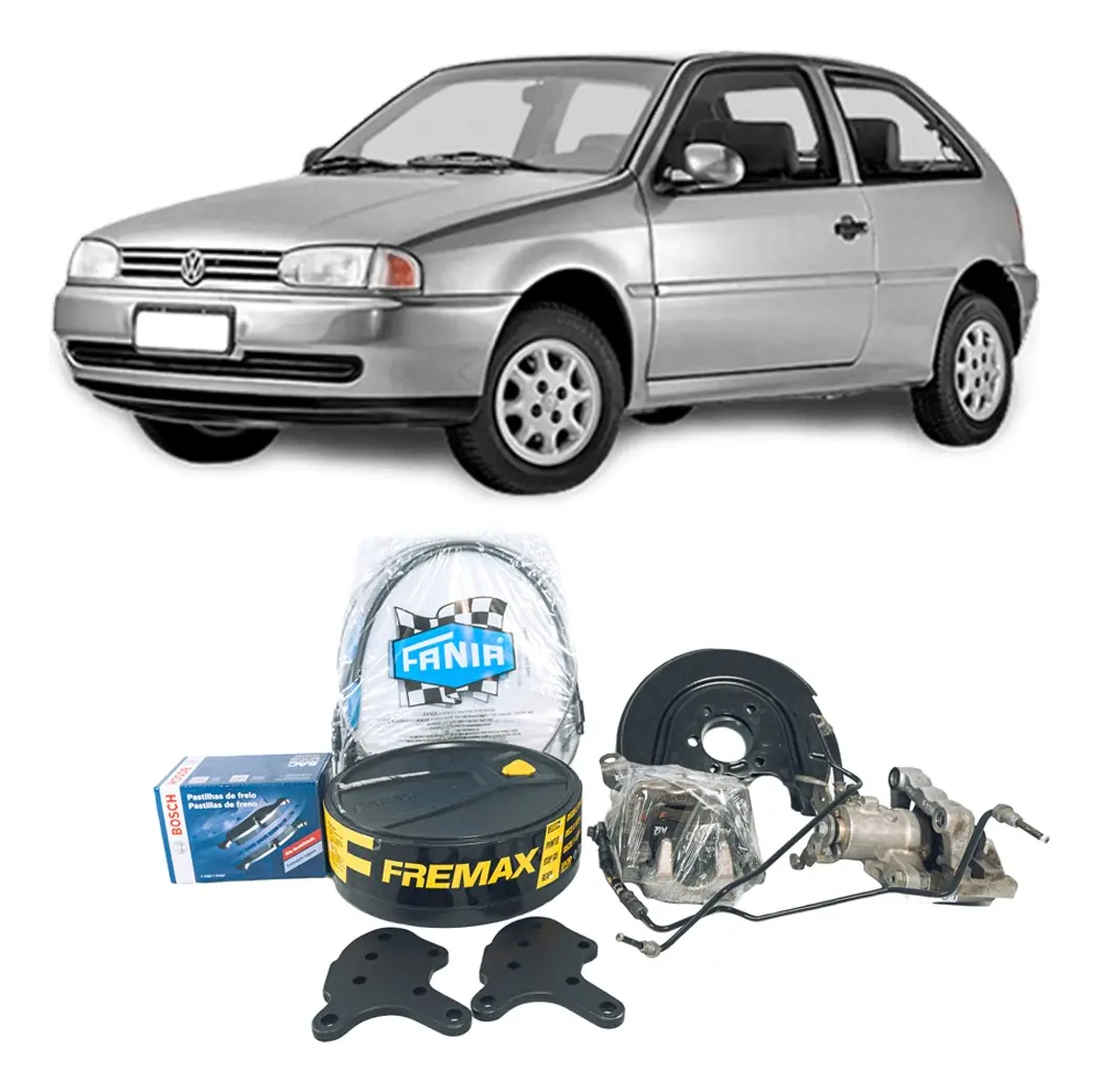 Kit completo de adaptación de freno de disco trasero para VW Gol G2-G5