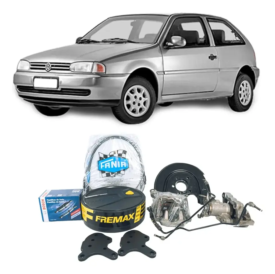 Kit completo de adaptación de freno de disco trasero para VW Gol G2-G5