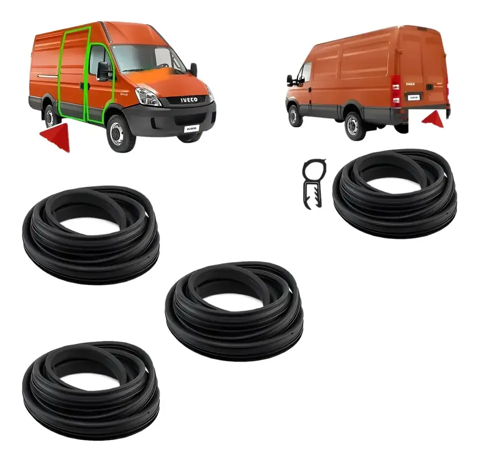 Kit Completo de Burletes de Puertas para Iveco Daily 1997–2020 – 4 Piezas