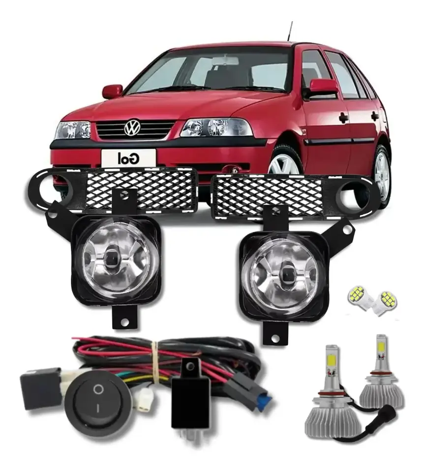 Kit Faros Camineros / Antiniebla Volkswagen Gol, Parati y Saveiro G3