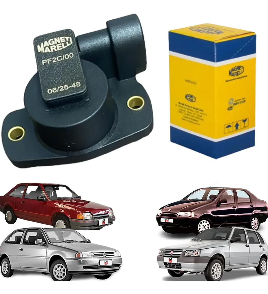 Sensor de Posición de Mariposa (TPS) para Fiat, Volkswagen, Ford y Renault