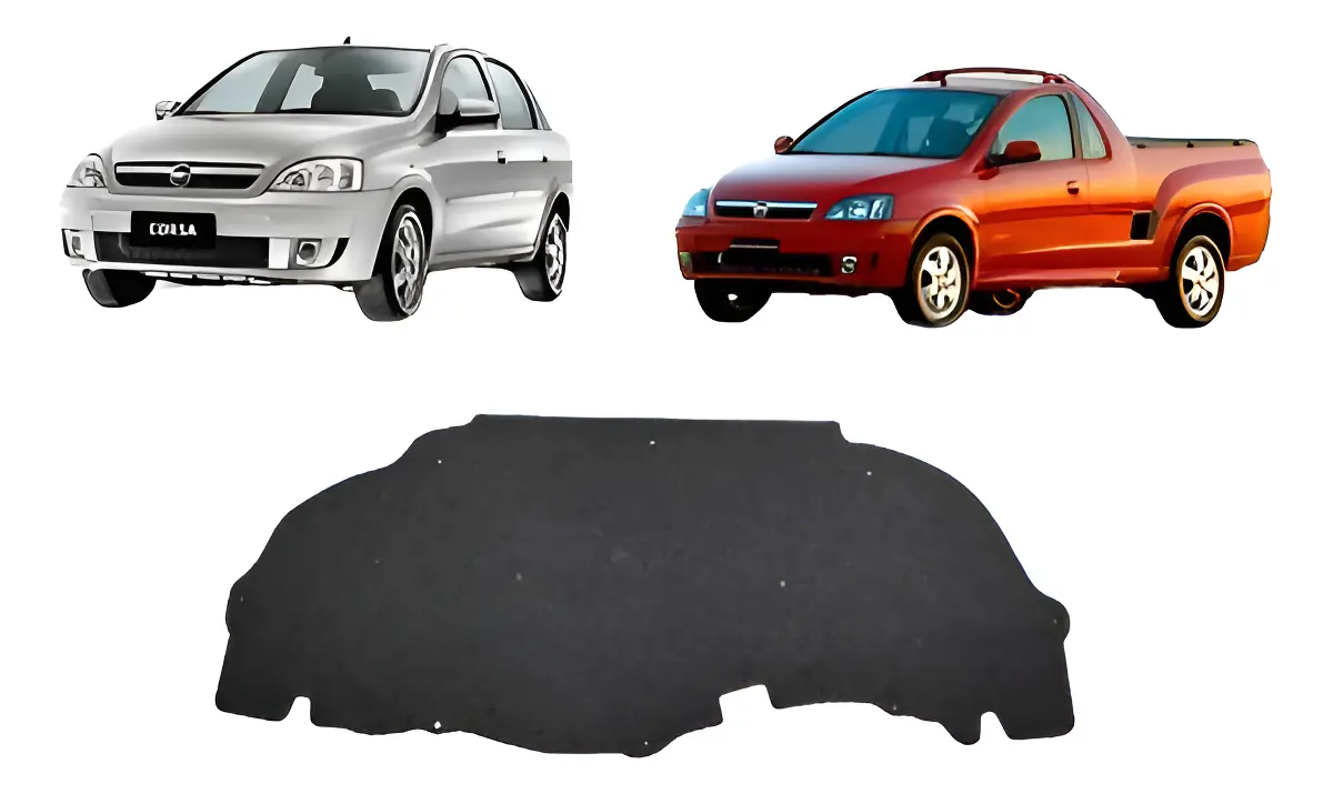 Manta Térmica y Acústica para Capó Chevrolet Corsa y Montana 2003-2011
