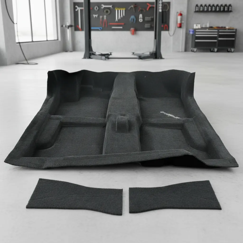 Alfombra moldeada negra para piso de Sandero todos (años 2014 a 2025)