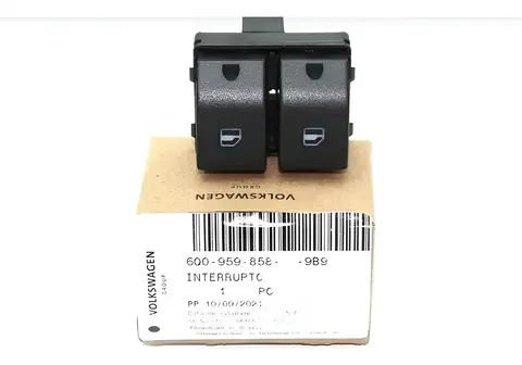 Botón doble de elevalunas delantero original para Gol, Fox, Voyage y Saveiro