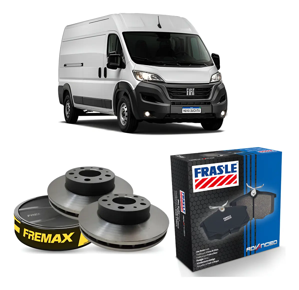 Pastillas de freno delanteras para Fiat Ducato / Boxer (2018 en adelante)