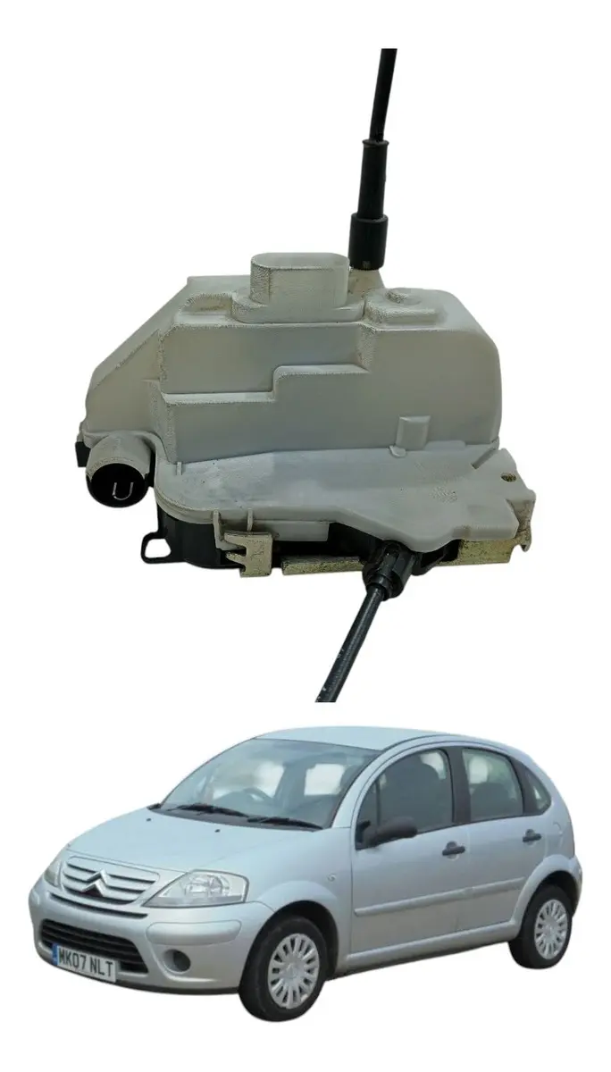 Cerradura de puerta delantera derecha C3 2003 a 2012 usada