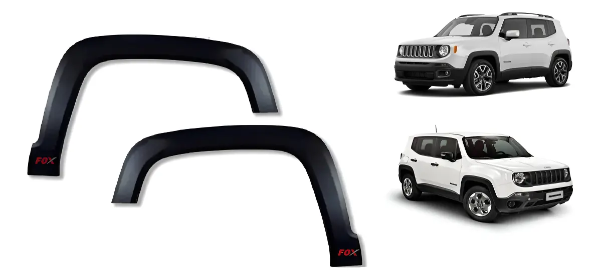 Par de molduras para guardabarros delantero Jeep Renegade original