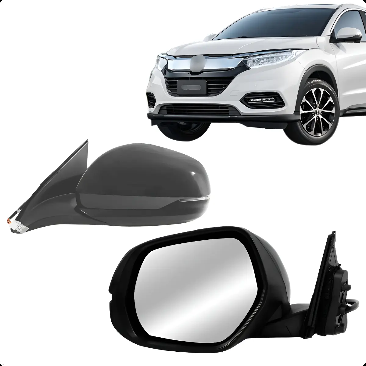 Espejo retrovisor eléctrico con intermitente (5 pines) compatible con HR-V 2015-2021