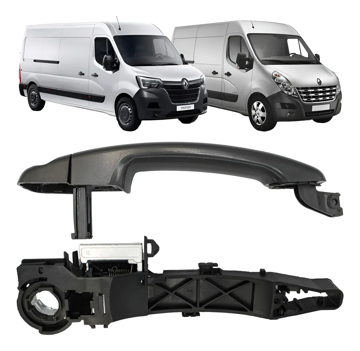 Kit de manija y soporte para puerta delantera/corredera Master 2.3