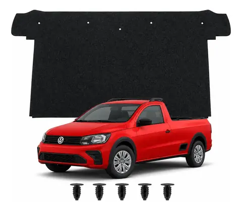 Revestimiento interior trasero para Saveiro G5 G6 G7 G8 CS (Cabina Simple) 2009-2026