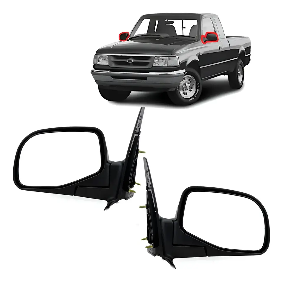 Par de Retrovisores Eléctricos Ford Ranger 1994–1997 – Negros