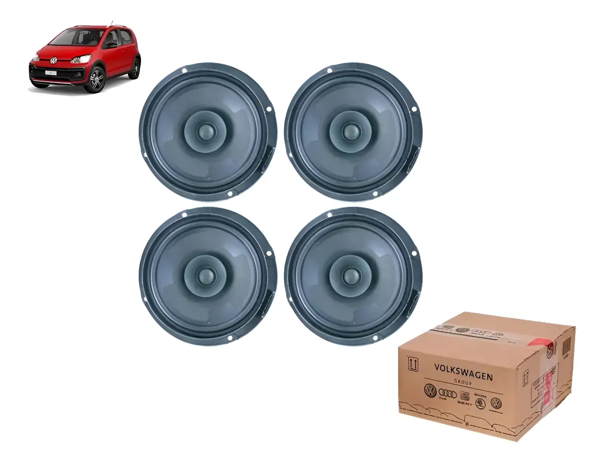Kit de 4 altavoces para Volkswagen Up 2014 a 2021