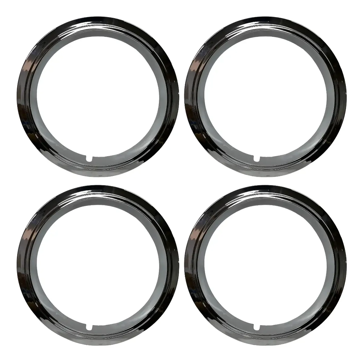 Kit de embellecedores cromados para llanta de acero de 15 pulgadas (Kombi, Fusca