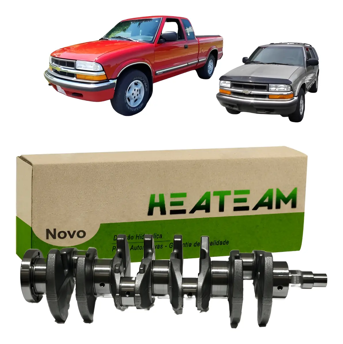 Cigüeñal Chevrolet 2.2 8V – S10, Blazer, Omega y Vectra – Nuevo