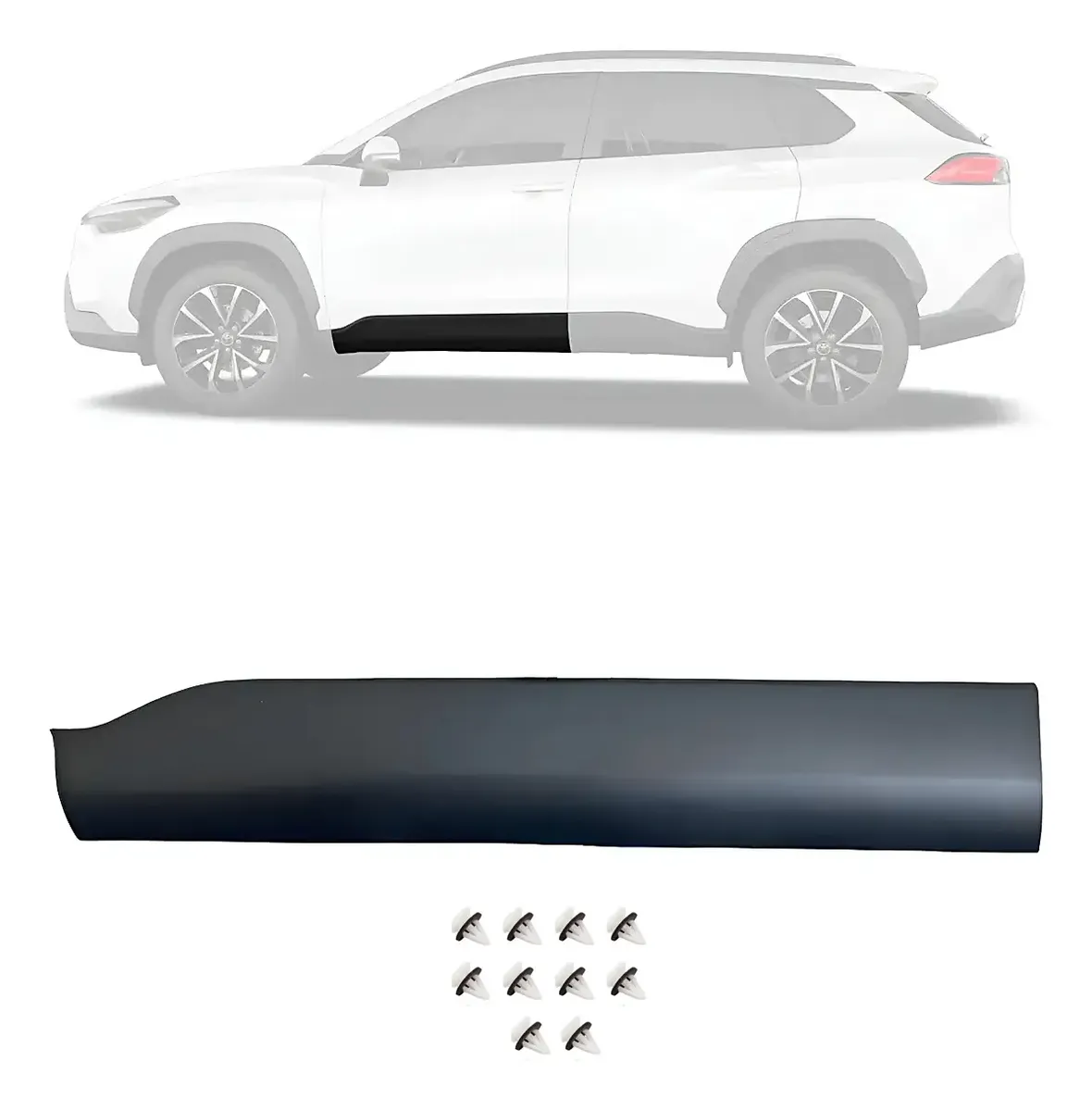 Moldura de puerta delantera del conductor para Corolla Cross 2021-2026