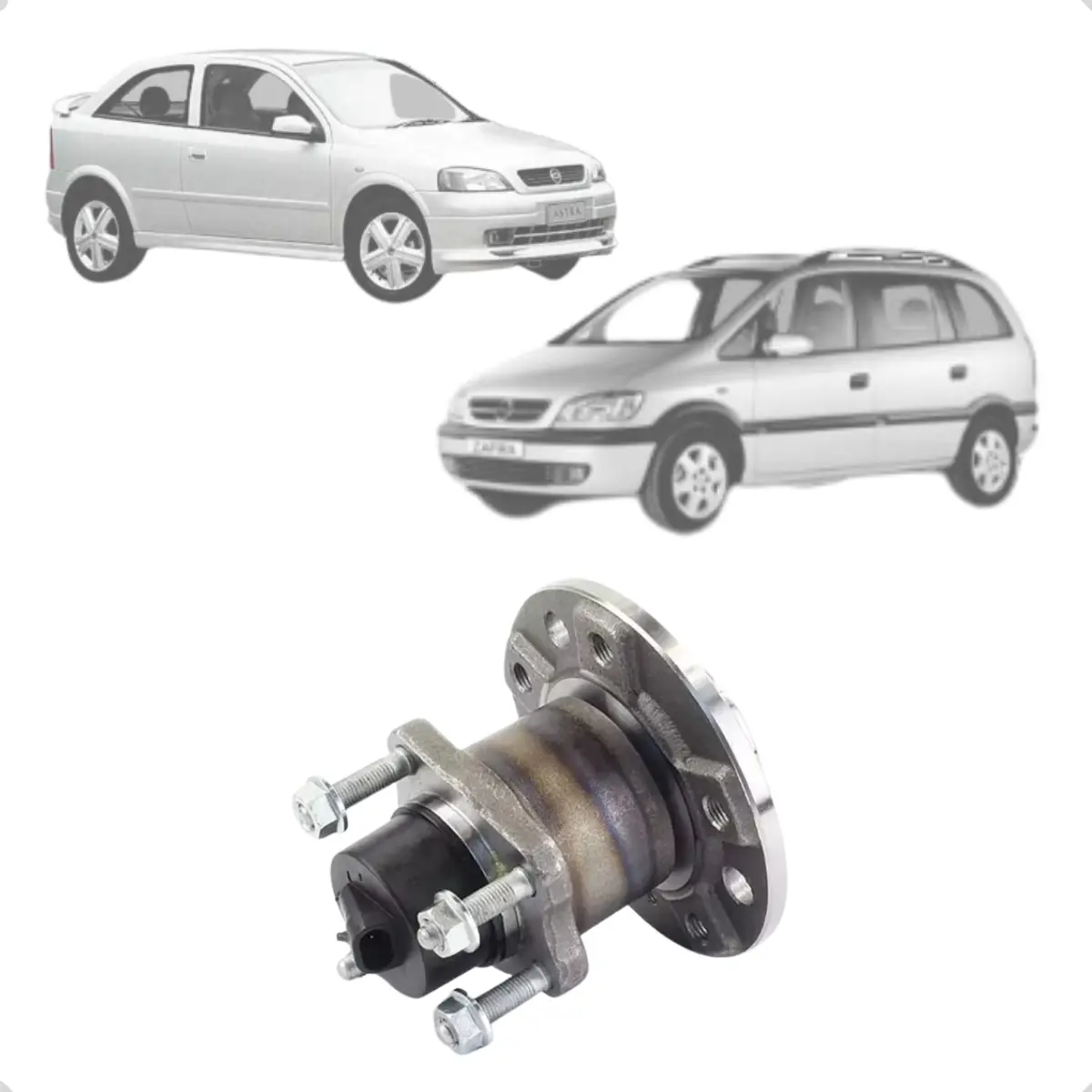 Cubo de rueda trasera de 5 agujeros con ABS para Vectra, Astra y Zafira