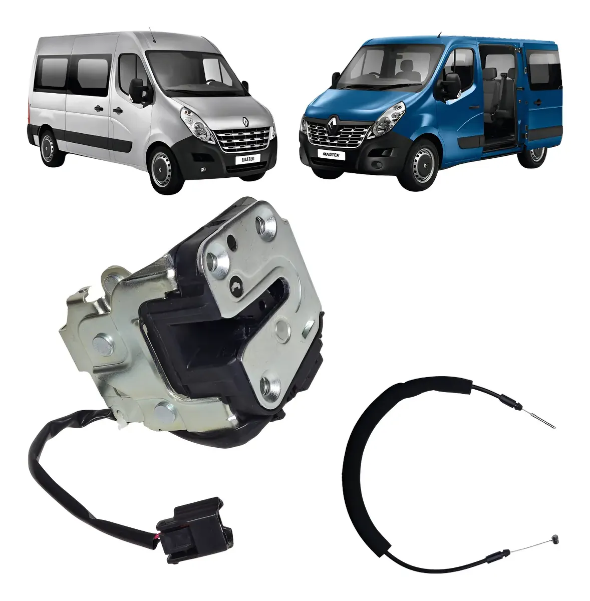 Cerradura de puerta lateral corredera Renault Master 2.3 16v 2013.