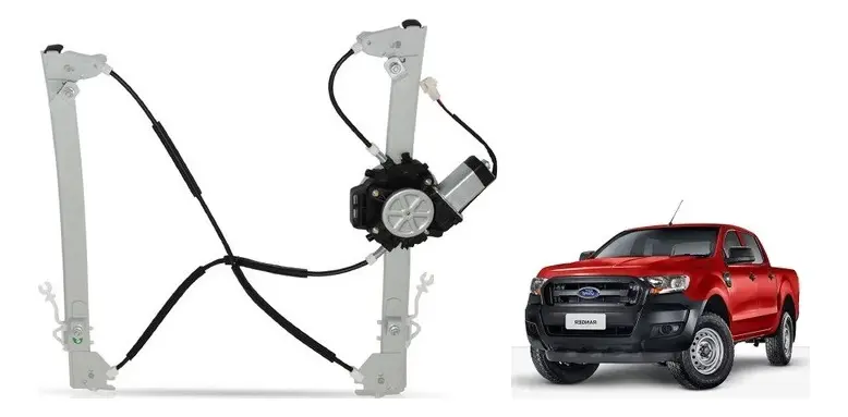 Máquina de Vidrio Eléctrico Delantera Izquierda con Motor para Ford Ranger 2012–2017