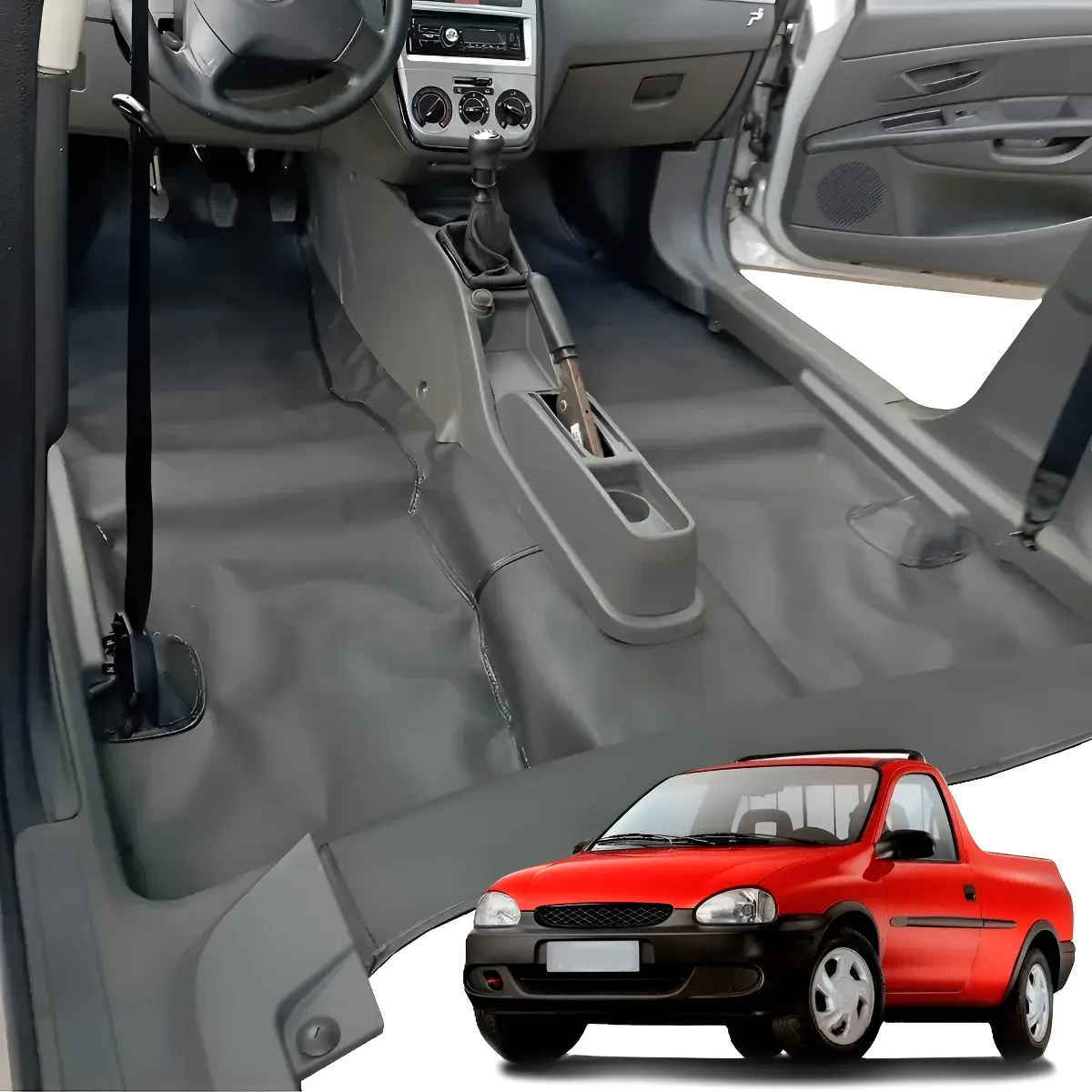 Revestimiento Protector Impermeable para Piso del Auto – Grafito Mate
