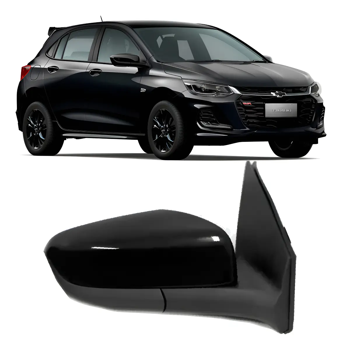 Espejo retrovisor Derecho Onix 2020 2021 2022 eléctrico sin intermitente