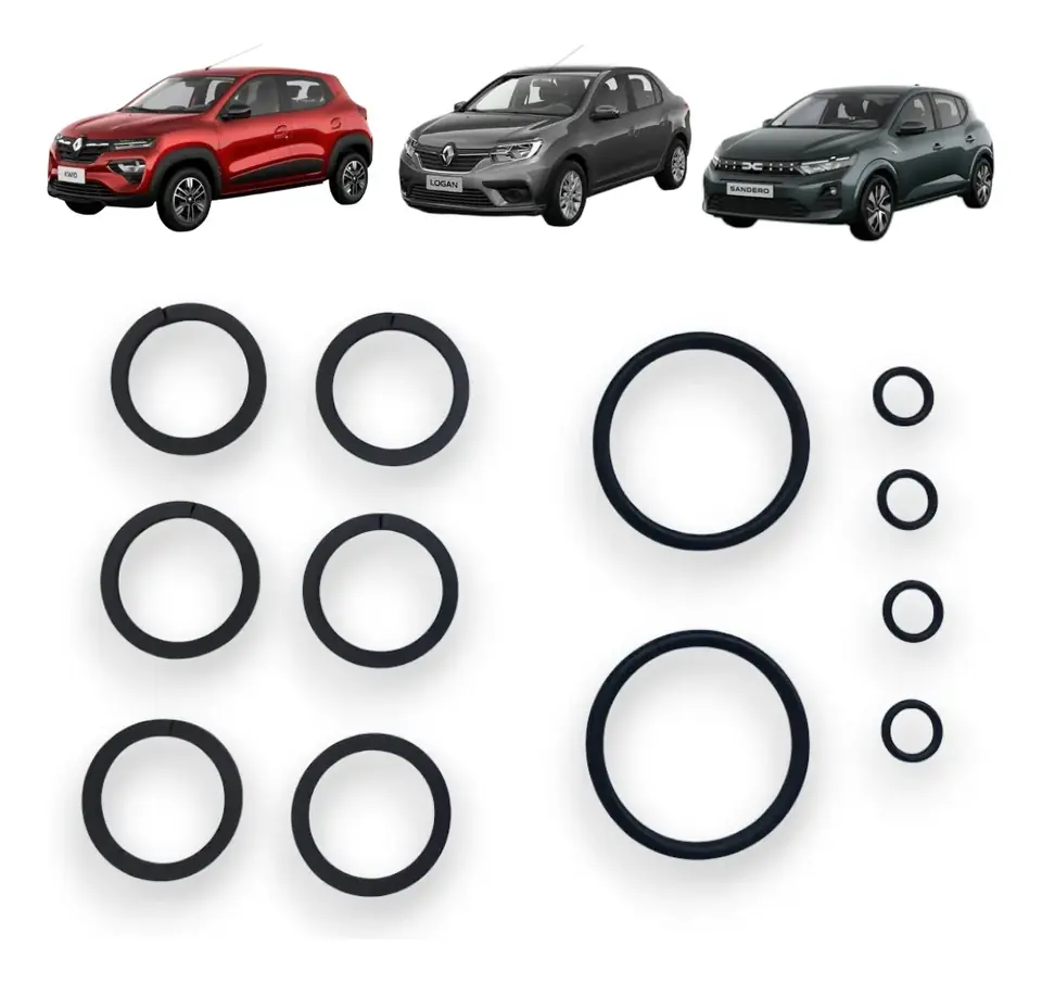 Kit de Anillos de Sellado de Válvula Reguladora de Presión de Aceite Renault 1.0 12V 3 Cilindros