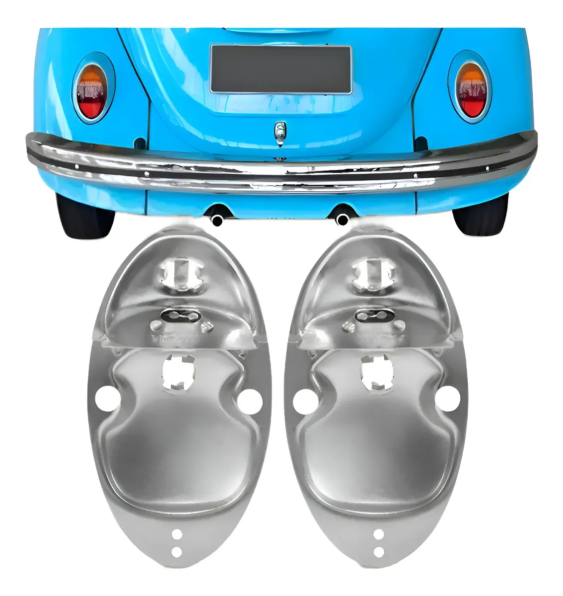Par de conjuntos de luces para Fusca 1200 1300