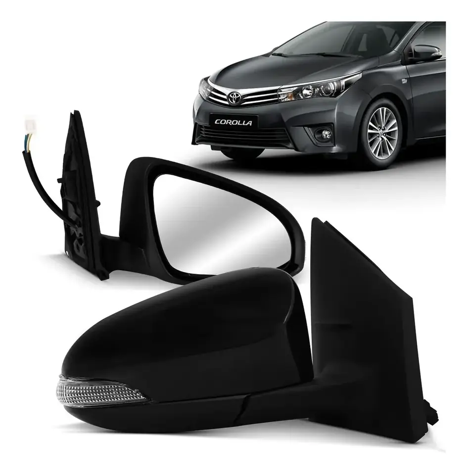Espejo retrovisor para Corolla 2014-2019 eléctrico con luz de giro lado izquierdo