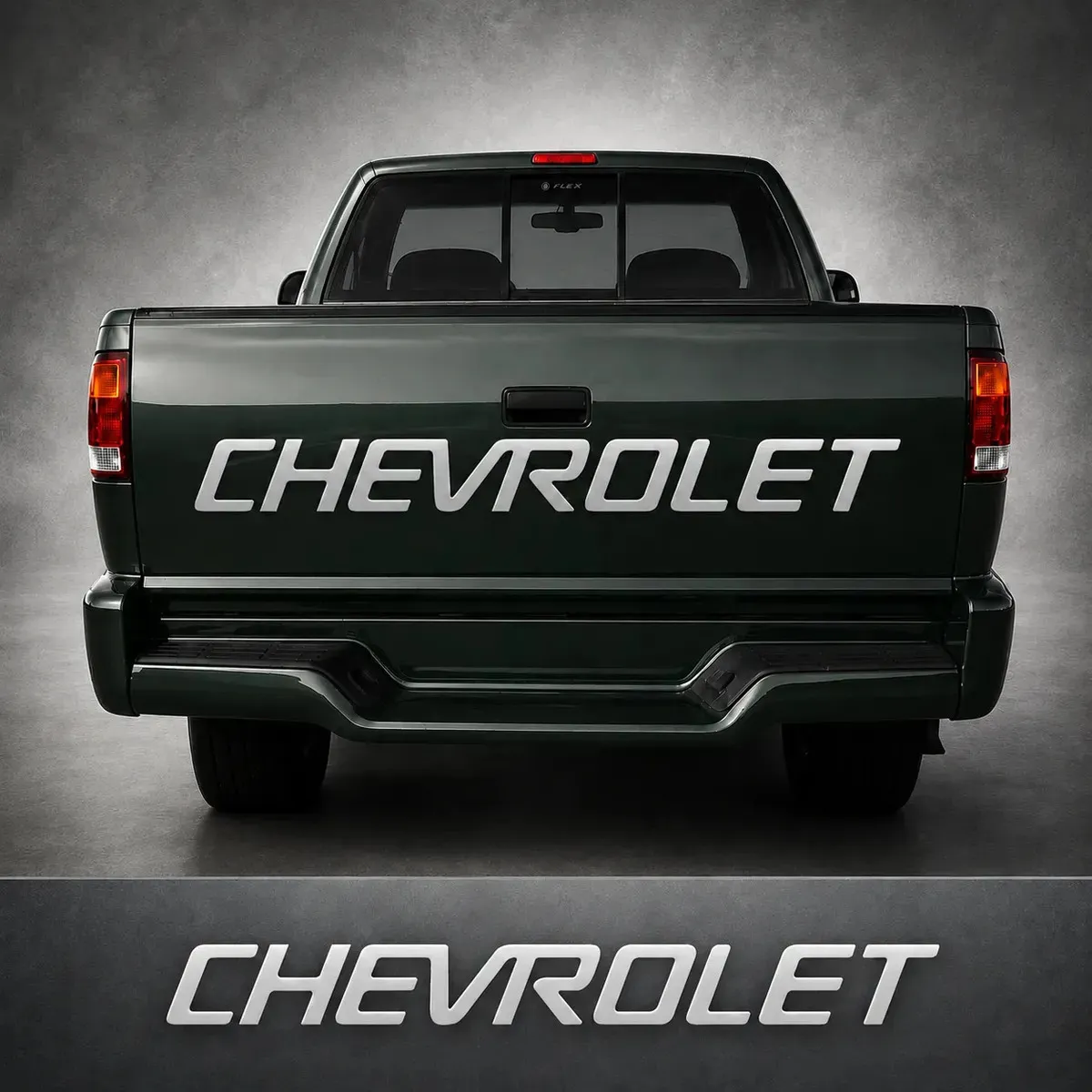 Adhesivo Chevrolet para portón trasero de S10