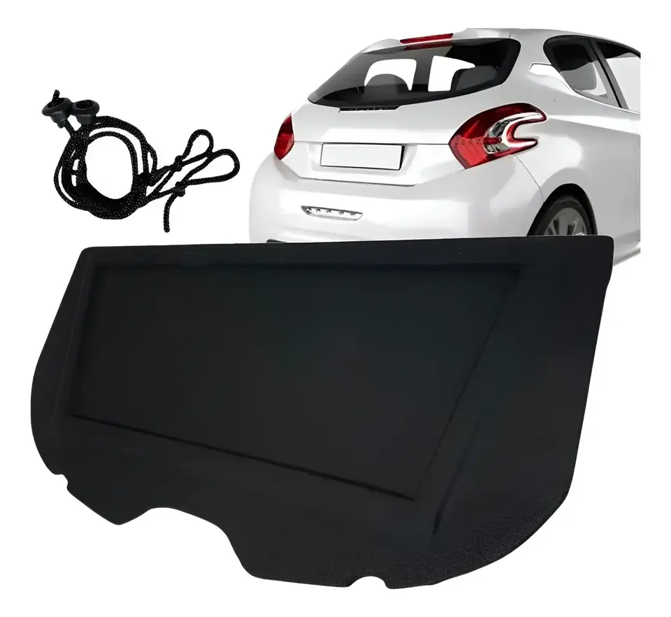 Bandeja trasera para Peugeot 208 (2014-2020) + cordón