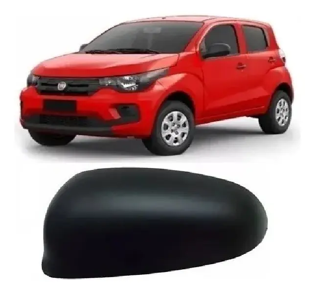 Capa de Retrovisor Fiat Mobi 2016–2023 Negra Mate