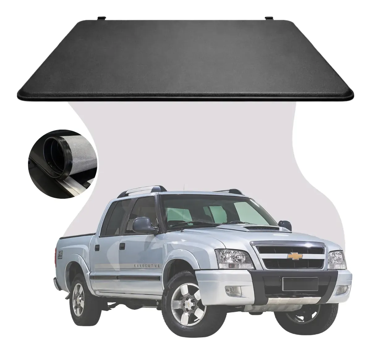 Lona Marítima Chevrolet S10 Cabina Doble 1996 a 2011 – Sistema Trek Top