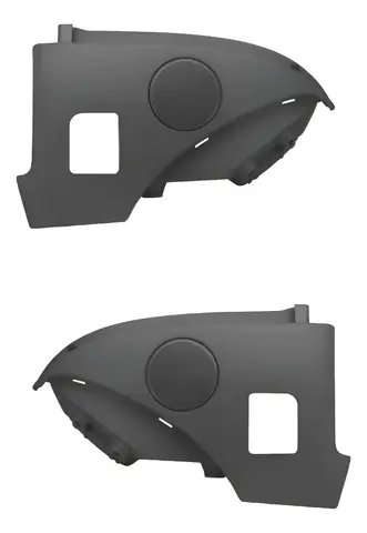 Par de Soportes para Bandeja Trasera (Bagagito) Volkswagen Gol G2, G3 y G4 – Gris