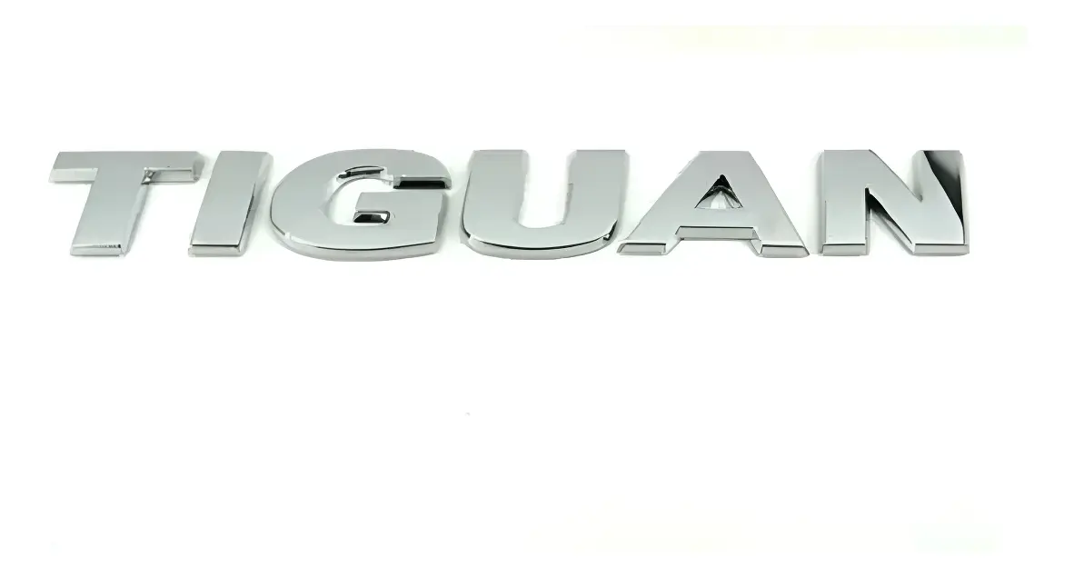 Emblema cromado trasero para Tiguan 2009/2015/2017 en adelante
