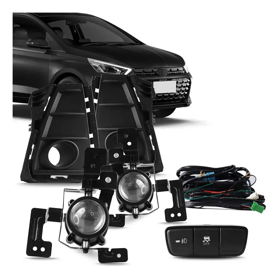 Kit de faros antiniebla para HB20 (2023-2027) con botón de diseño original