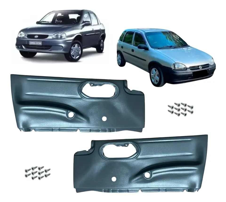 Forro de Puerta Delantero Par para Chevrolet Corsa 4 Puertas – Classic 1996 a 2016 / Hatch 1996 a 2002