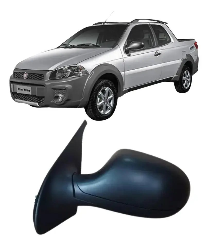 Retrovisor Eléctrico Izquierdo para Fiat Strada Cabina Doble 2013–2020