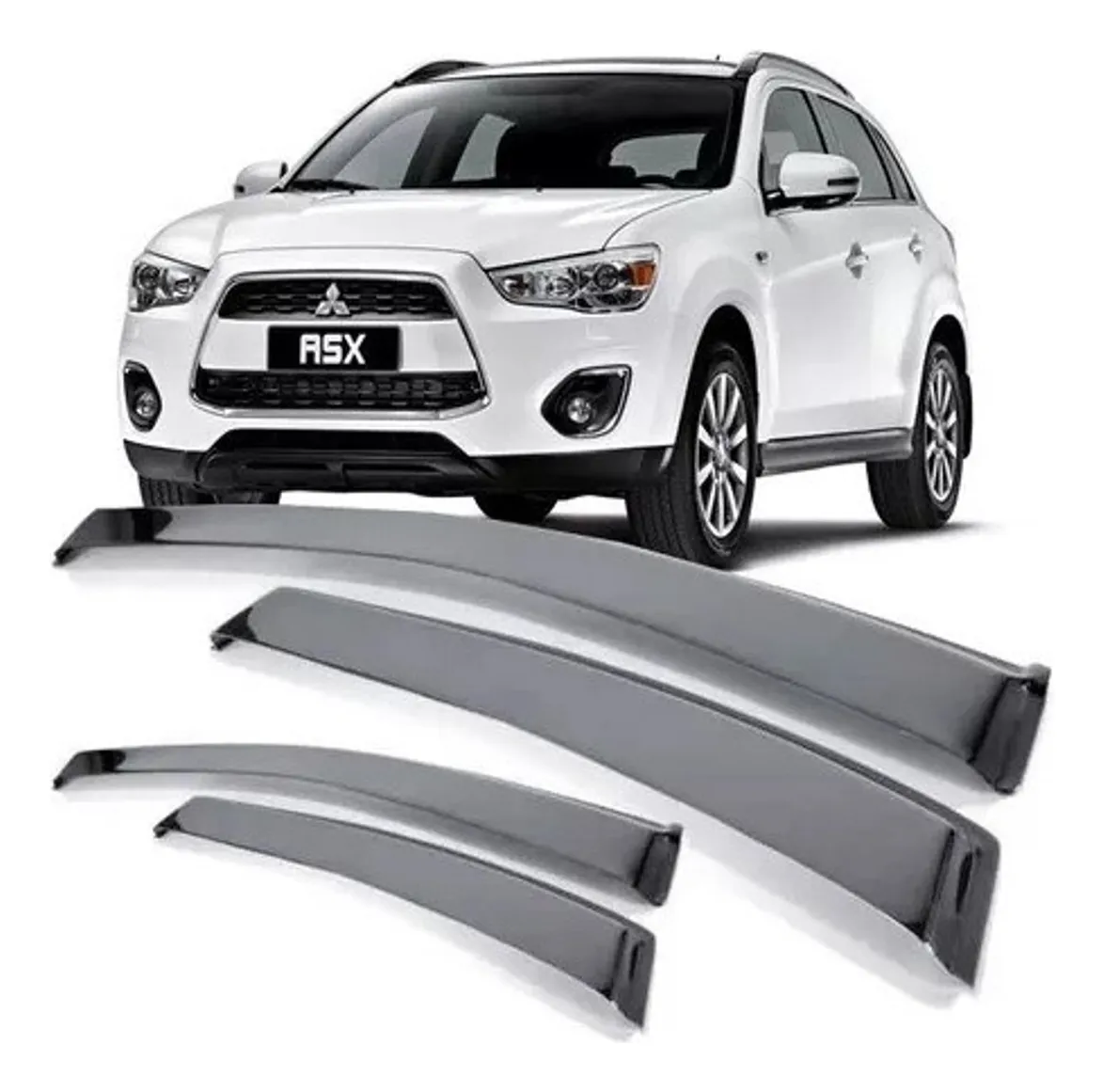 Deflector de lluvia para Mitsubishi ASX 2010-2019 (4 puertas)