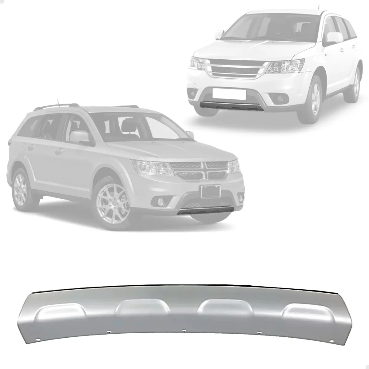 Aplique de spoiler delantero para Journey Freemont 2012 2013 14 2018