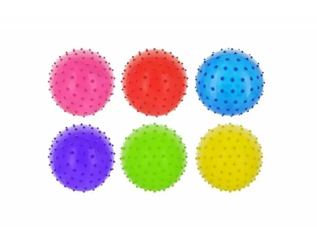 Pelota de goma con pinchos 15cm
