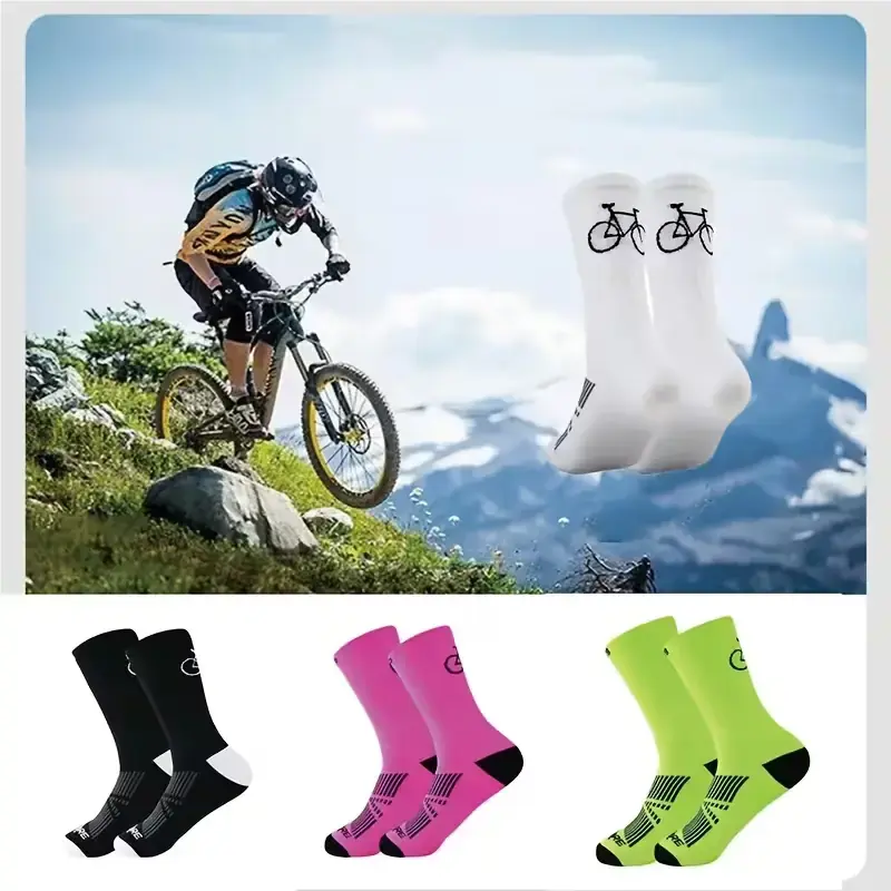 Calcetines de Ciclismo Antideslizantes