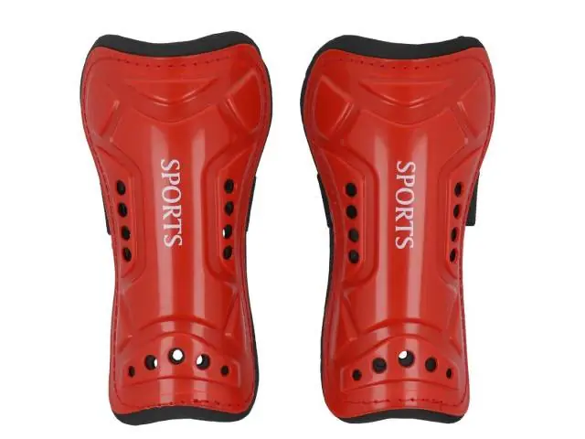 Canilleras deportivas amarillas para niños 16cm