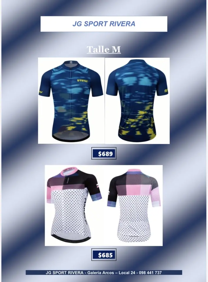 Camiseta ciclismo talle M