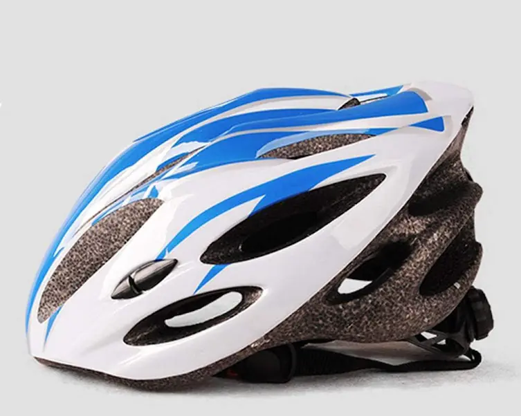 Casco ciclismo Celeste